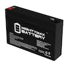 Mighty Max Battery 6V 7Ah SLA Battery Replacement for Powersonic PS670 ML7-6123550